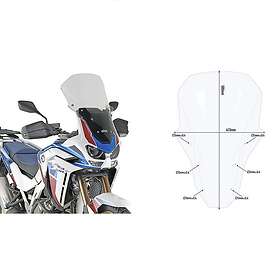 Givi D1178st Honda Crf1100l Africa Twin Adventure Sports Windshield Durchsichtig