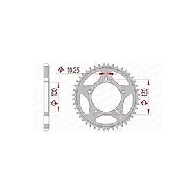 Afam 35802 Rear Sprocket Silver 42t