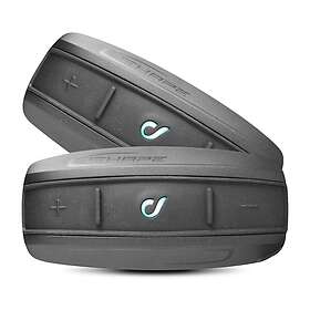 Interphone Cellularline Shape Double Kit Intercom Svart