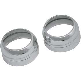 Drag Specialties 49 Mm Fork Dust Seal Cover Silver