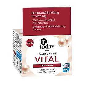 Today Vitaliserande Dagkräm SPF20 mogen hy, druvkärneolja & algextrakt