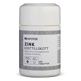 Kronans Apotek Zink Tablets 100 St