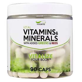 Viterna Multivitamin Mineral Greens Kapslar 90 St