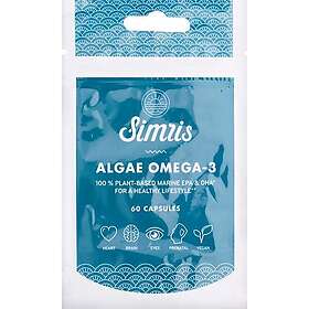 Simris Algae Omega 3 Refillpåse Kapslar 60 St