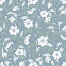 Gloria Tapet Petrol Green Blå