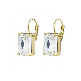 Bud to Rose Örhänge Aspen clear/gold