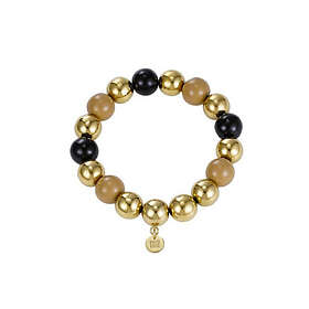 Bud to Rose Armband Brea Enamel Black/gold