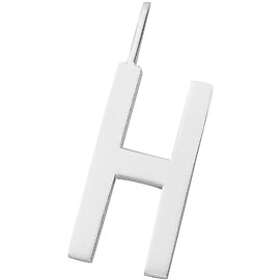 Design Letters Archetype Charm 16 mm Silver A-Z H