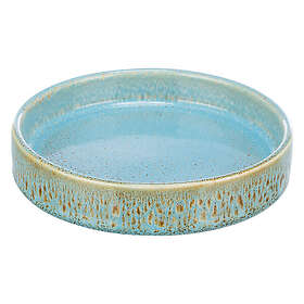 Trixie Låg keramikskål, 0,25l/ø 15 cm, blå