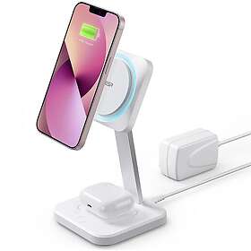 ESR 2in1 Wireless Charger for Apple iPhone + AirPods Halolock Cryoboost