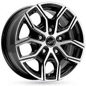 Infiny individual TX Shiny Black Machined Face 7x17 5/108 ET35 B65.1