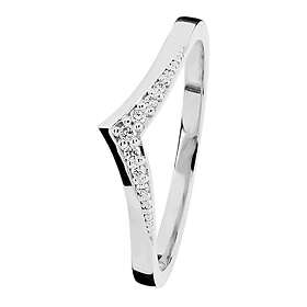 Kohinoor Tia diamantring i vitguld 033-452V-05-175