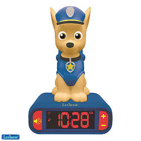 Lexibook Paw Patrol Chase Alarm Clock with Night Light