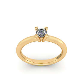 Henrik Ørsnes Design 14 Karat Guld Ring Med Diamant 0,14 Carat W/si ORSN007YG-0,14