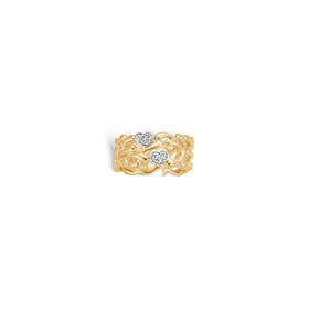 Blossom Copenhagen Pure Heart 9 Karat Guld Ring Med Zirconia 09621269H