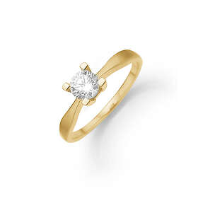 Aagaard Eternity 14 Karat Guld Ring Med Diamant 0,15 Carat W/p1 14649415-34