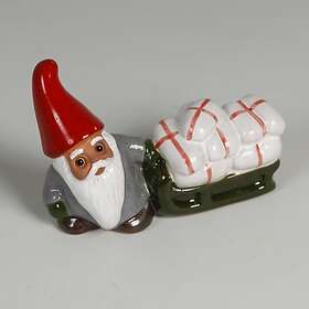 Rolf Berg Mikro Santa med slede og pakke 7cm