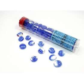 Chessex Gaming Glass Stones Dark Blue Catseye (40+)