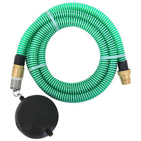 vidaXL Sugslang med kopplingar mässing grön 1,1" 25 m PVC 151053