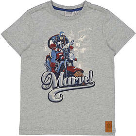 Wheat Captain America T-Shirt, Melange Grey