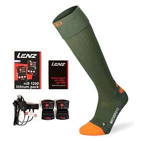 Lenz Heat 4.1 Toe Cap Long Socks + RCB-1200 Battery Pack