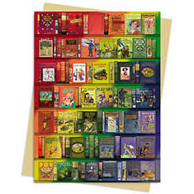 Bodleian Libraries: Rainbow Bookshelf Greeting Card Pack