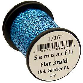 Semperfli Flat Braid 1.5mm Holo Glacier Blue