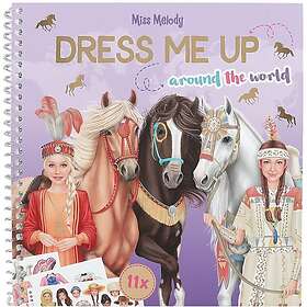 Depesche 11935 TOPModel Dress Me Up – Klistermärkesbok med 24 sidor för  design, spiralhäfte inklusive 11 klistermärkesark med tillbehör och  klädklistermärken, flerfärgad : : Leksaker