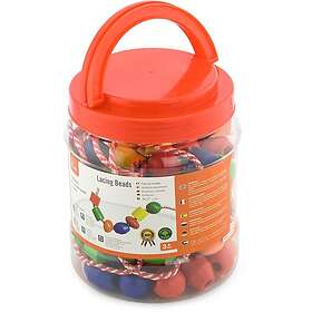 Viga Perles En Bois Avec Cordon