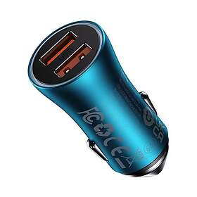 Baseus Golden Contactor Max 60W Car Charger USB-A + USB-C CGJM000003