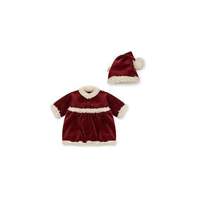 Konges Slöjd Kläder till dockan, Julklänning/Jolly Red