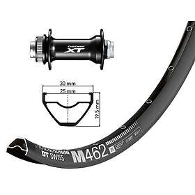 Winora Dt Swiss M462 Shimano Deore Xt 8010 29´´ Cl Disc Front Wheel Silver 15 x 110 mm