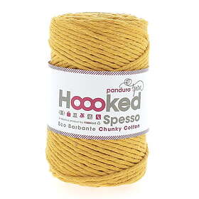 Panduro Hooked Spesso Eco Barbante Chunky Cotton by Yarn – 500g curry, Curry S470