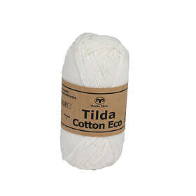 Svarta Fåret Garn Tilda Cotton Eco 25g oblekt – Natural 205