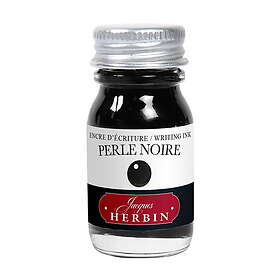 Bläck Herbin Fountain Ink 10ml, för reservoarpennor – svart perle noire