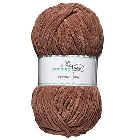 Velvet Garn 100g brun