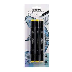 Panduro colour markers 3-pack – Yellow tones #35, 37, 141