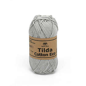 Svarta Fåret Garn Tilda Cotton Eco 25g ljusgrå – Mercury grey 212