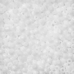 Opaque TOHO-pärlor runda 11/0 – vit, 41 white