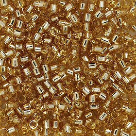 Topaz TOHO-pärlor 11/0 – transparent, 22 Silverlined light