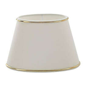 Hallbergs Chintz skärmar vit/guld (33cm)