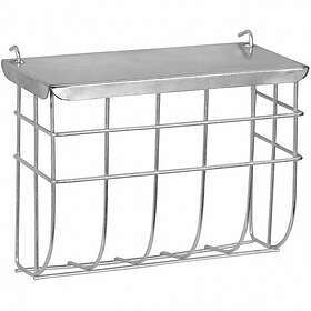 Kerbl Höhäck i Metall med Lock (25 x 9 17 cm)