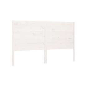 vidaXL Sänggavel vit 186x4x100 cm massiv furu 818736