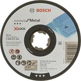 Bosch Kapskiva X-LOCK Standard for Metal Straight Cutting Disc 125 x 2,5 x 22,23