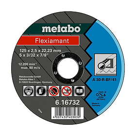 Metabo Kapskiva Flexiamant 125x2.5x22.23 stål, TF 41