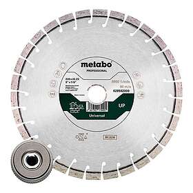 Metabo Diamantkapskiva Sats: 1x diamantkapskivor 230x22,23mm, "UP" 1x Quickspännmutter M 14