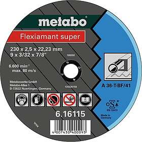 Metabo Kapskiva Flexiamant super 150x2,0x22,23 stål, TF 42