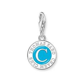 Thomas Sabo Charm Club Charmista Turquoise Coin Silver Berlock