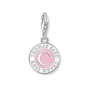 Thomas Sabo Charm Club Charmista pink Coin silver berlock 2096-007-9