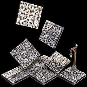 Village WarLock Tiles: Town & Town Square